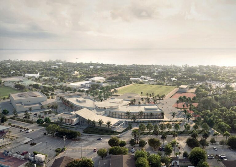 John Gray High School aerial photo of all buildings and grounds.